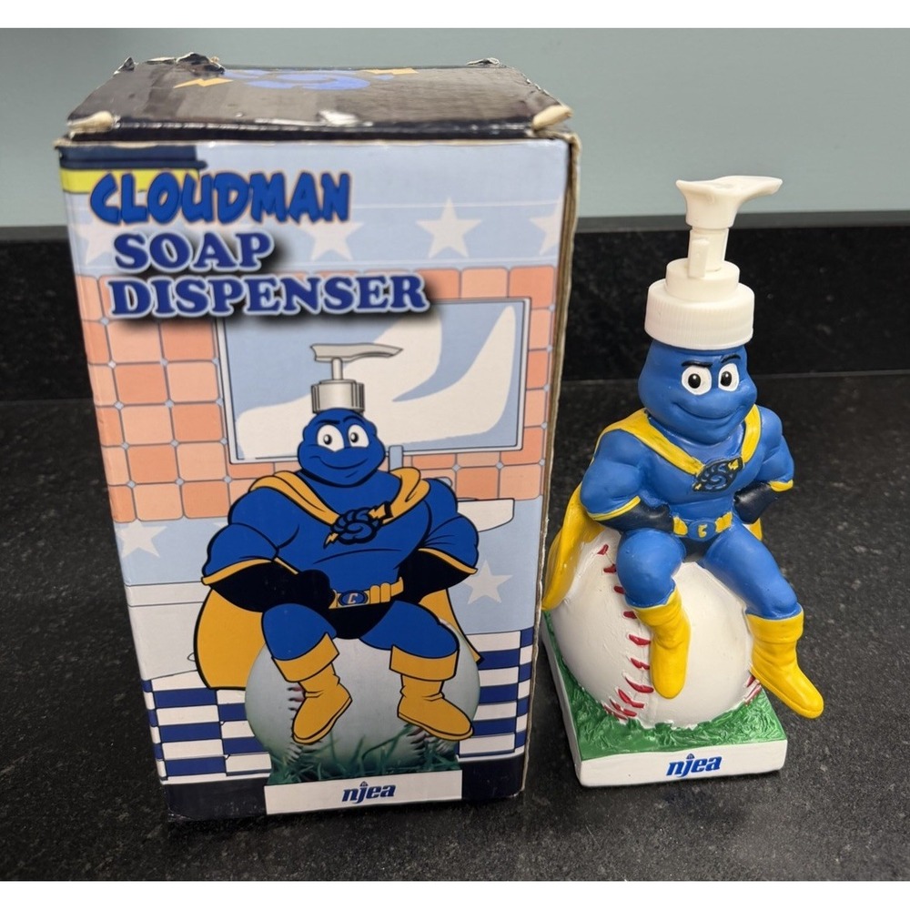 2016 Trenton Thunder Cloudman Soap Dispenser NJEA SGA Yankees MiLB w/ Box